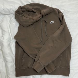 tan nike hoodie